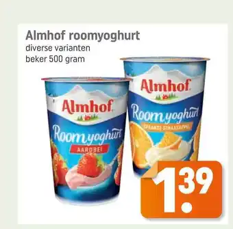 Lekker Makkelijk Almhof Roomyoghurt aanbieding