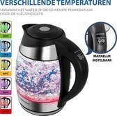 Bol.com Esperanza EKK026 - Glazen Waterkoker - LED verlichting - 17 Liter - Instelbare Temperatuur aanbieding
