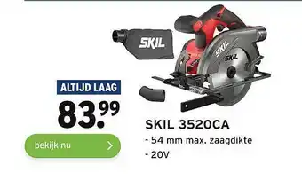 GAMMA Skil 3520CA 54 Mm Max. Zaagdikte aanbieding