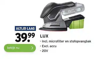 GAMMA Lux Incl. Microfilter En Stofopvangbak aanbieding