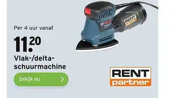 GAMMA Bosch Vlak--Deltaschuurmachine aanbieding