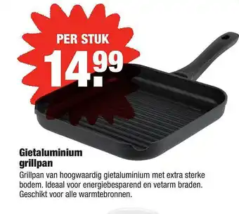 ALDI Gietaluminium Grillpan aanbieding