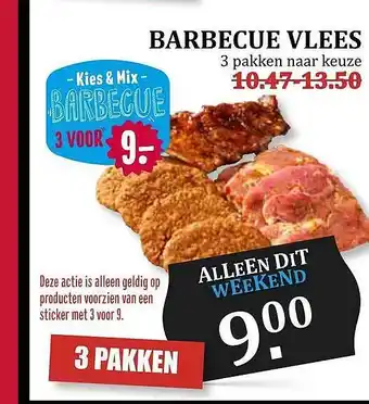 MCD Supermarkt Barbecue Vlees aanbieding