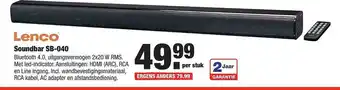 ALDI Lenco Soundbar SB-040 aanbieding