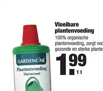 ALDI Vloeibare Plantenvoeding aanbieding