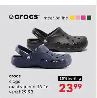 Scapino Crocs Clogs aanbieding