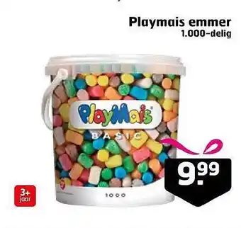 Trekpleister Playmais Emmer 1.000-Delig aanbieding