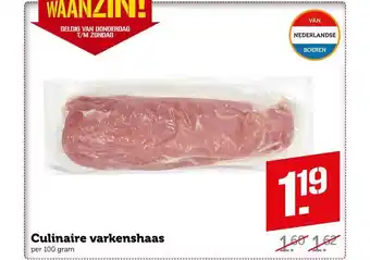 CoopCompact Culinaire Varkenshaas aanbieding