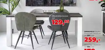 Oosterbaan Living Springfield Eettafel Afmetingen 180 x 110 cm aanbieding