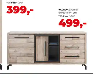 Oosterbaan Living Valada Dressoir Breedte 184 cm aanbieding