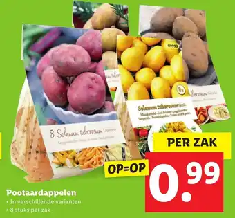 Lidl Pootaardappelen aanbieding