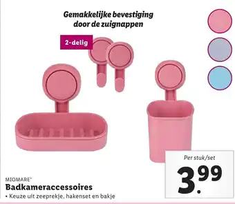 Lidl Miomare Badkameraccessoires aanbieding