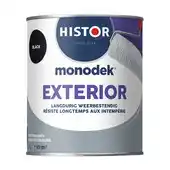 Karwei Histor Monodek Exterior zwart 1 liter aanbieding