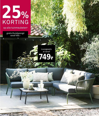 Karwei Loungesets aanbieding