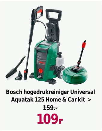 Karwei Bosch hogedrukreiniger Universal Aquatak 125 Home & Car kit > aanbieding