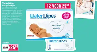 De Online Drogist WaterWipes Babydoekjes 720 stuks aanbieding