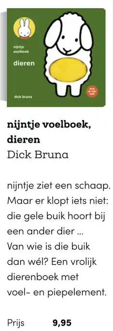 BookSpot Nijntje voelboek dieren aanbieding