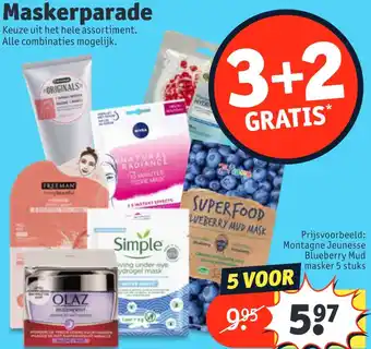 Kruidvat Maskerparade aanbieding