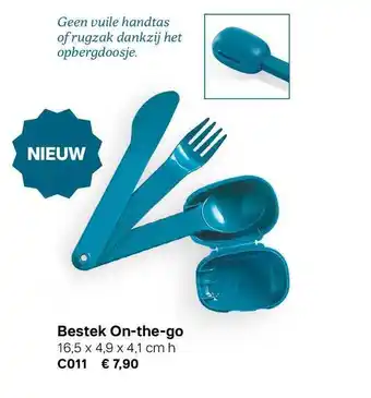 Tupperware Bestek On-The-Go 16,5 X 4,9 X 4,1 Cm aanbieding