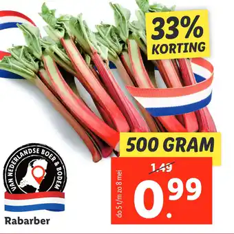 Lidl Rabarber aanbieding