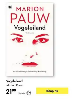 The Read Shop Vogeleiland - Marion Pauw aanbieding