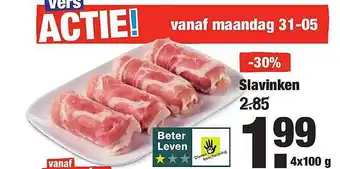 ALDI Slavinken 100g aanbieding