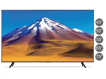 Lidl SAMSUNG Smart TV Crystal UHD 4K GU TU6979UXZG aanbieding