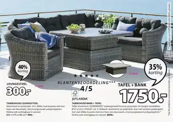 Jysk Tambohuse Loungestoel 89 x 79 x 86 cm aanbieding