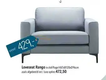 Pronto wonen Loveseat Rango aanbieding