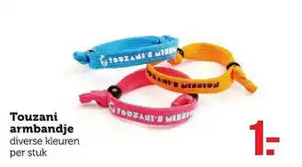 Coop Touzani Armbandje aanbieding