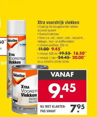 Enorm Alabastine Xtra Voorstrijk Vlekken aanbieding