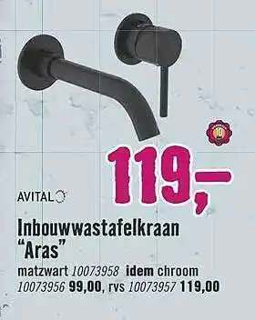 Hornbach Inbouwwastafelkraan aanbieding