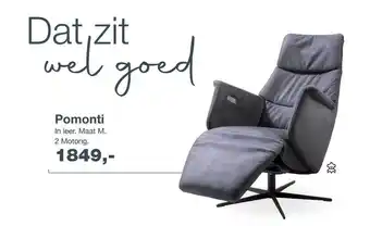 IN.HOUSE Pomonti In Leer aanbieding