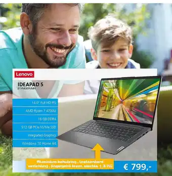 ITPRODEALS Lenovo Ideaoad 5 81YM009VMH aanbieding