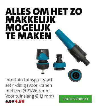 Intratuin Intratuin Tuinspuit Startset 4-Delig aanbieding