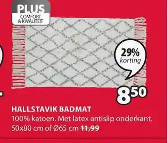 Jysk Hallstavik Badmat 29% Korting aanbieding