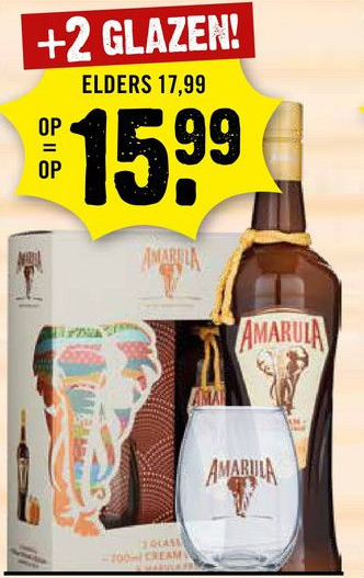 Dirck 3 AMARULA aanbieding