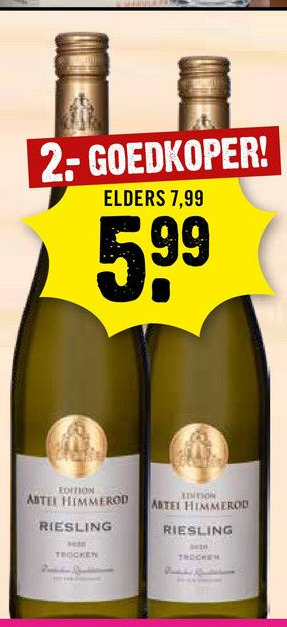 Dirck 3 RIESLING aanbieding