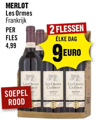 Dirck 3 MERLOT Les Ormes Frankrijk aanbieding