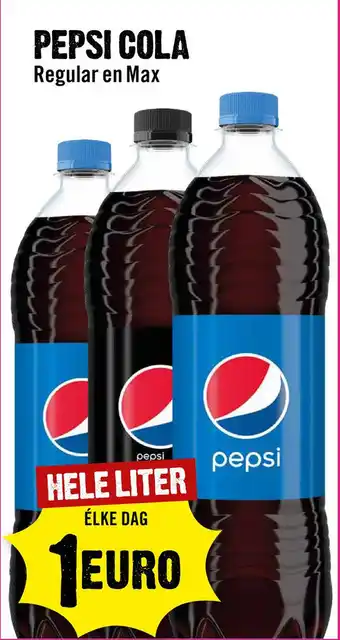 Dirck 3 PEPSI COLA Regular en Max aanbieding