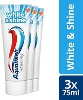 Bol.com Aquafresh White & Shine - Tandpasta - voordeelverpakking - 3x75 ml aanbieding