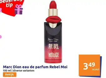 Action Marc Dion eau de parfum Rebel Moi aanbieding