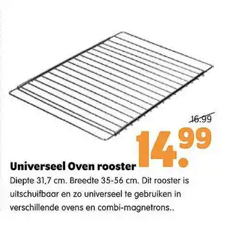 Plentyparts Universeel Oven Rooster aanbieding