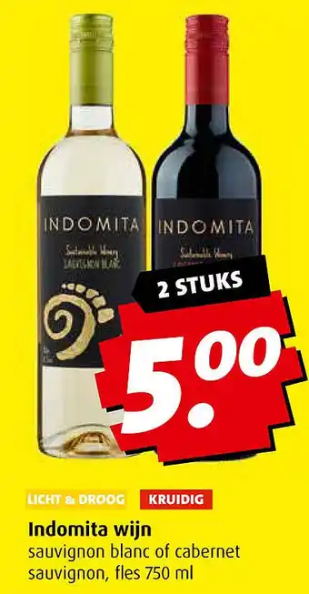 Boni Indomita wijn aanbieding