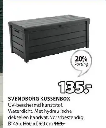 Jysk Svendborg Kussenbox 20% Korting aanbieding