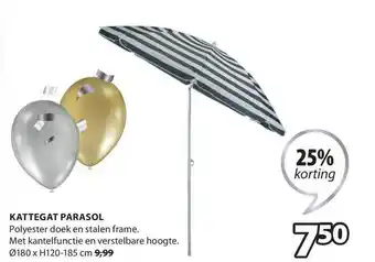 Jysk Kattegat Parasol 25% Korting aanbieding