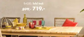 Casa Basiel Tafel Teak aanbieding