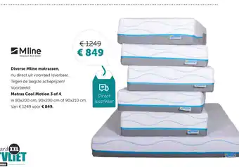 Woonboulevard Poortvliet Diverse Matras Cool Motion 3 of 4 aanbieding