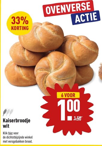 ALDI Kaiserbroodje wit aanbieding