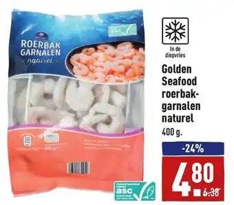 ALDI Golden seafood roerbak-garnalen naturel 400g aanbieding